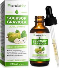 Naturesours 100 Pure Organic Soursop Graviola Extract Immune Support 60ML 12/26