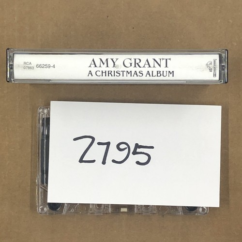 AMY GRANT Cassette Tape 80s CHRISTMAS ALBUM EMMANUEL LITTLE TOWN OF BETHLEHEM - Picture 5 of 5