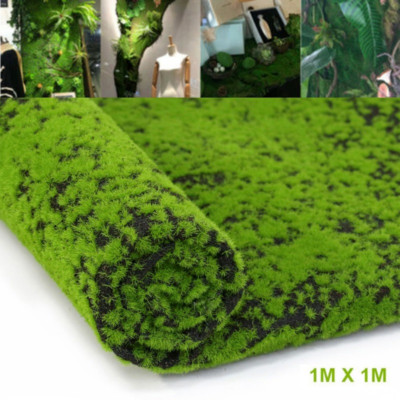 Artificial Moss Grass Turf Wall Green Plant Lawn Home Garden Landscape DIY Decor