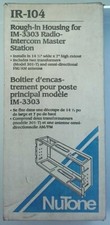 NuTone IR-104 Rough-in Housing for IM-3303 Radio Intercom Master Station