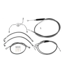 14" Handlebar Brake Clutch Throttle Cable For Harley FLHTC Non-ABS 1996-2005