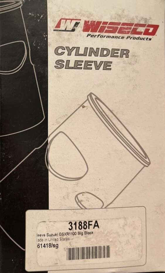 Funda de cilindro Wiseco 3188FA para Suzuki GSXR1100 1986-1992 Foto 2 de 2