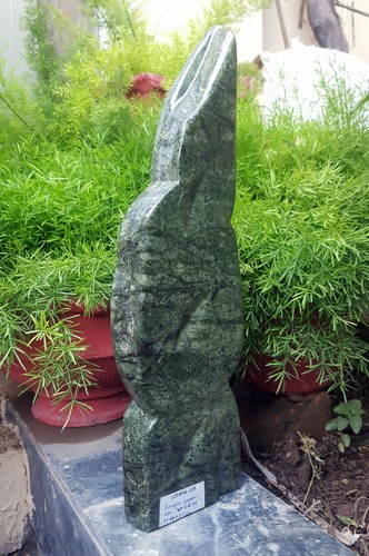 Natural Jungle Green Serpentine Polished Tumble/Freeform @Pakistan Crystal 2.5kg - Picture 3 of 11