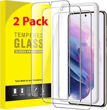 2-Pack Tempered Glass Full Screen Protector For Samsung Galaxy S21 Plus S22 Plus
