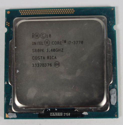 Intel 3rd Gen Core i7-3770 SR0PK 3.40GHz (Turbo 3.90GHz) 4-Core 8M LGA-1155 CPU