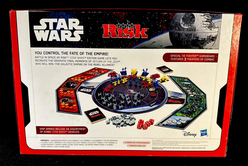 Disney Hasbro Star Wars Edition Risk Board Game Store Used Demo See Details - Image 2 of 4