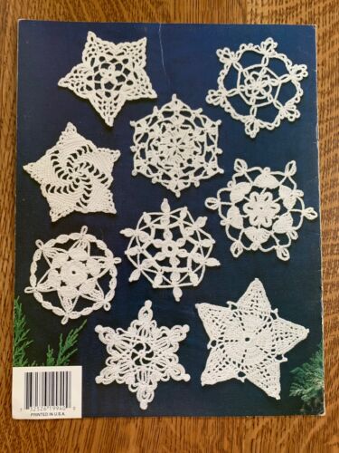 Snowflakes & Stars Annie’s Attic 1992 Crochet Pattern Booklet 87S94 - Picture 2 of 2