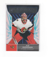 21/22 UD SPX Ottawa Senators Filip Gustavsson Radiance FX Rookies RC #RFX-72