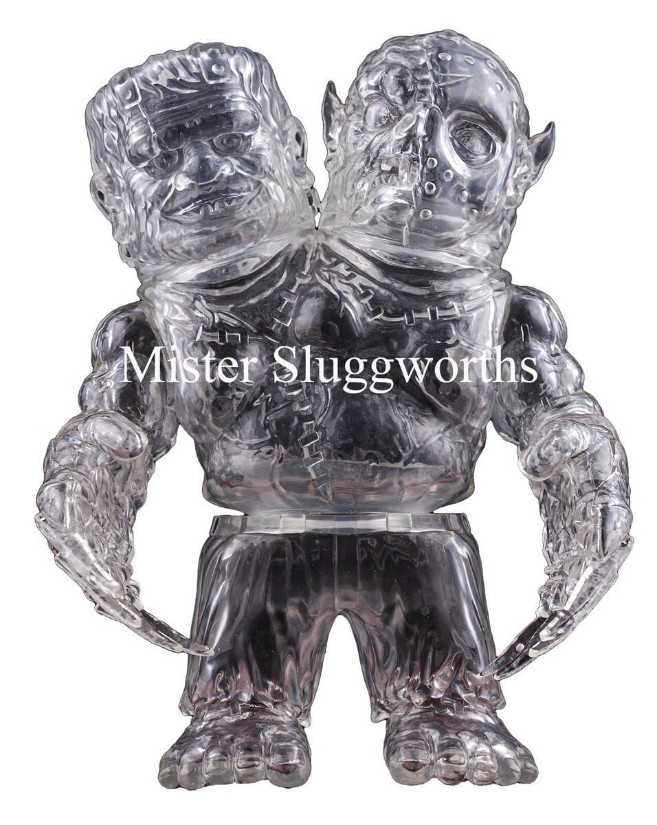 Japan Planet X Asia Clear Frankie Freddy Two Head Creep Sofubi