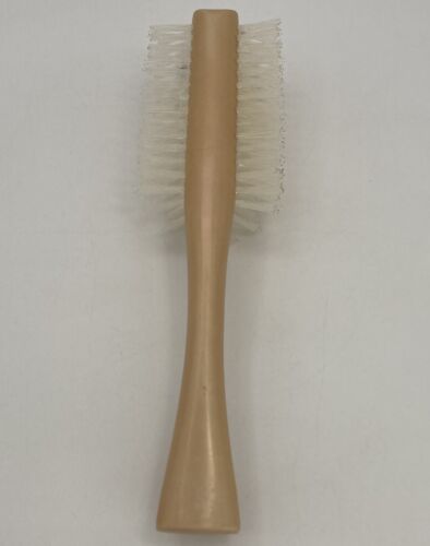 Vintage Stanley halbrunde Haarbürste steif Nylon klare Borsten Daumengriff 8,5" - Bild 8 von 8