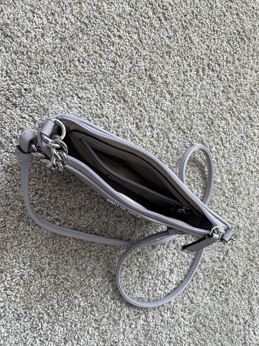 Calvin Klein Small Lavender Crossbody Shoulder Purse FREE