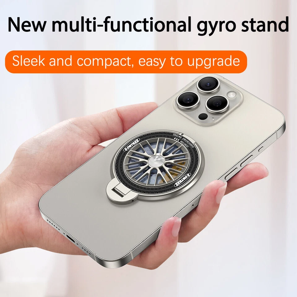 360° Magnetic Phone Ring Holder Finger Grip Magsafe Stand Mount for Mobile Phone - Image 3 of 4