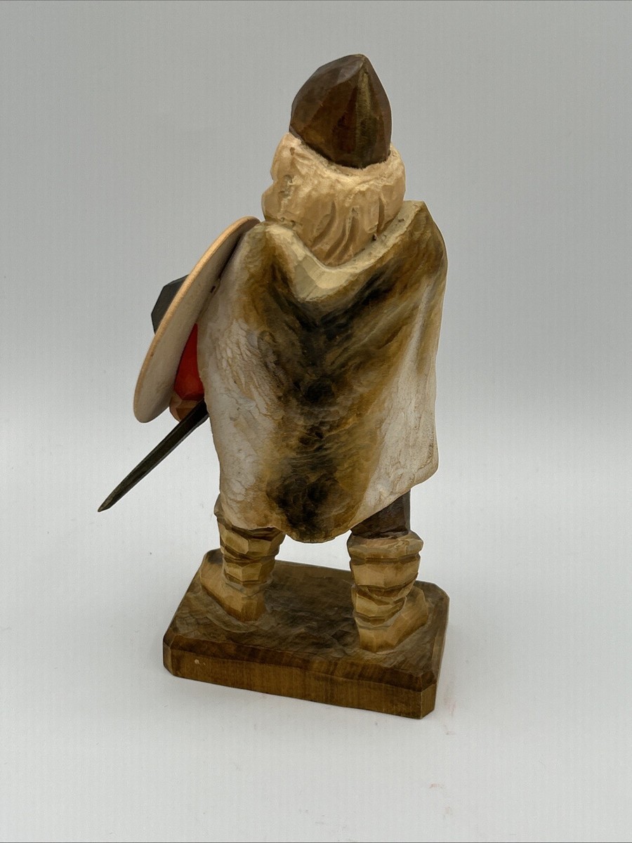 ノルウェー ヘニング 木彫 木彫人形 ヴァイキング