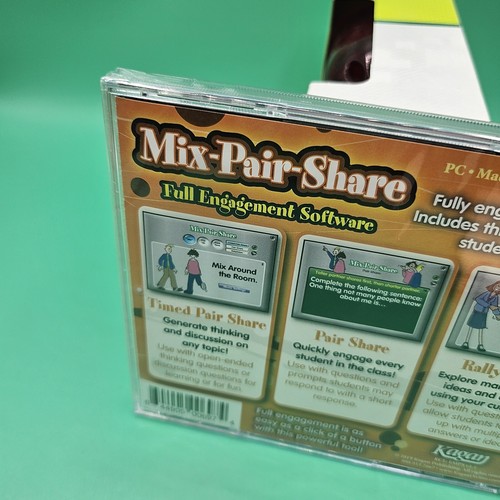 Kagan Mix-Pair-Share Full Engagement Software v1.1 CD FABRYCZNIE NOWE ZAPIECZĘTOWANE Vintage - Zdjęcie 3 z 3