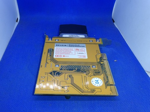 BELKIN WIRELESS PRE-N PCMCIA ADAPTER PCI & WIRELESS NETWORK CARD #GK8293 - Picture 3 of 3