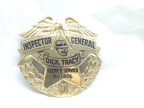 Spilla originale Dick Tracy servizio segreto pattuglia ispettore generale cereali premium - Foto 9 di 11