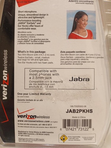 Verizon-Vehicle Charger W/ Fast Charging Technology & Head set Combo-bonus Buy! - Picture 6 of 6