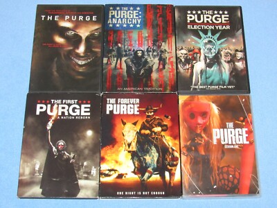 6 DVD Lot: THE PURGE Complete 5-Film Collection + Season One 
