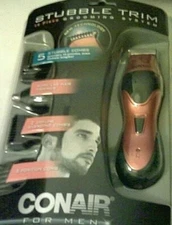 CONAIR 14 piece Stubble Trim Rechargeable Trimmer Cordless Men's Razor Shaver 