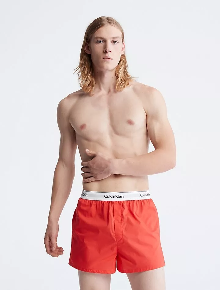 *** Calvin Klein (SMALL) Modern Cotton Sleep Slim Boxer NB3351-600