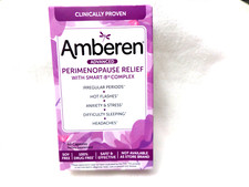 Amberen Advanced Perimenopause Relief Supplement 60 capsules Exp 05/2025+