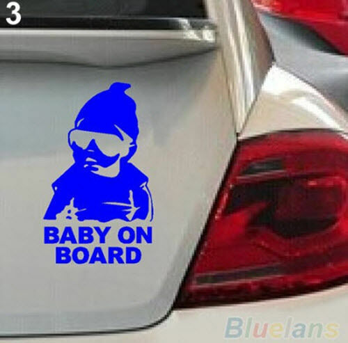 Baby an Bord lustig Auto Kind Kinder Fenster Stoßstange Aufkleber Vinyl Aufkleber Neuheit - Bild 5 von 5