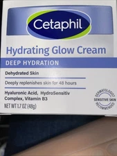 Cetaphil Deep Hydrating Glow Cream 1.7 oz Deep Hydration Skin Care Dehydrated 