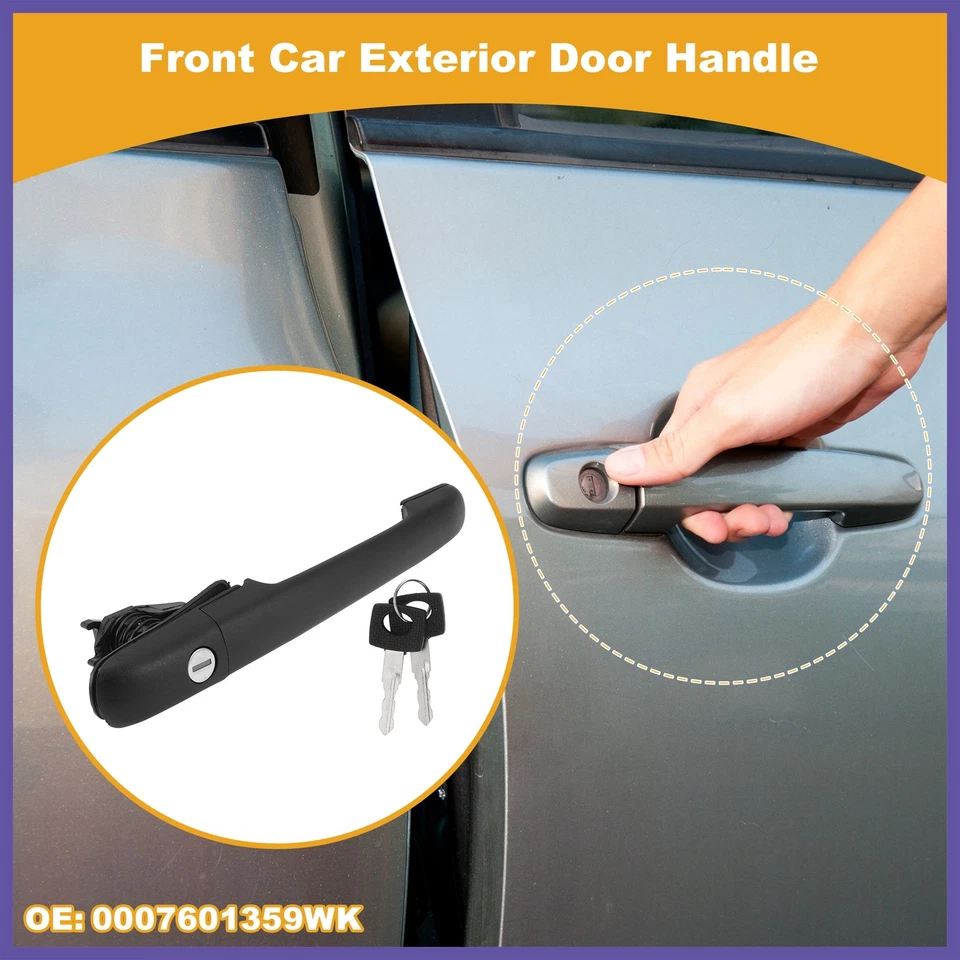 Manija de puerta exterior de coche delantero n.º0007601359WK para Mercedes-Benz Sprinter Foto 2 de 4