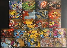 2023 UD Marvel Fleer Ultra Wolverine Greatest Battles Full Set1-22 yywe