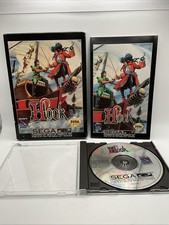 Hook (Sega CD, 1992) Complete CIB, original rare cardboard box