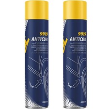 2x MANNOL UNTERBODENSCHUTZ SCHWARZ SPRAY 650 ml HOHLRAUMVERSIEGELUNG SPR&Uuml;HDOSE