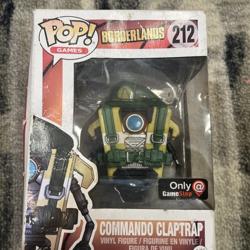 Funko Pop! Vinyl: Borderlands - Claptrap (Commando) - GameStop (Exclusive) #212 - Picture 2 of 6