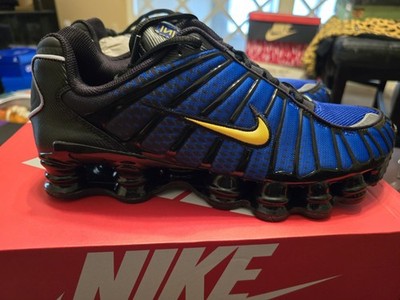 Nike Shox TL Men's Size 12 Varsity Maize IB7670-001 Black/Lyon Blue