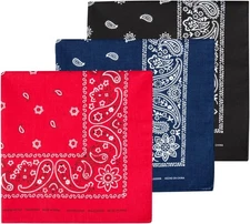 Levi’s All-Gender Multi-Purpose Bandana Gift Sets - Headband, Wrap, Protective