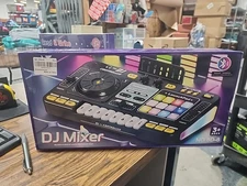 DJ mixer DJ Mixer for Kids 2-In-1 8-Key Keyboard Piano 12 MIDI Buttons ages 3+