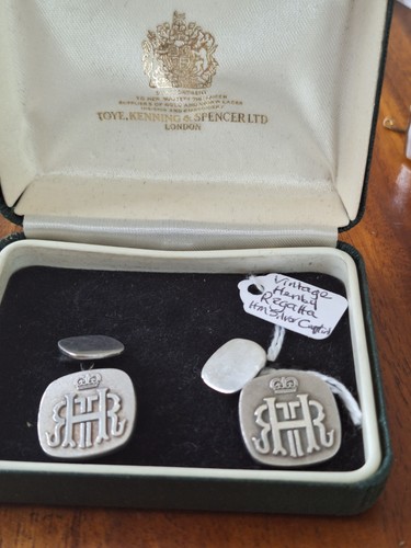 Vintage Hallmarked Silver ROYAL HENLEY REGATTA Cufflinks