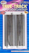 Atlas 6 Straight True-Track 4 - HO Scale Nickel Silver Model Train Track