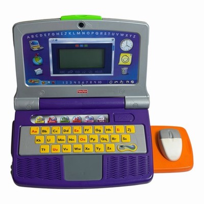 Rare 2008 Fisher Price Fun 2 Learn Color Flash Laptop Learning Toy