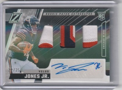 VELUS JONES JR - 2022 Panini Zenith #230 ROOKIE PATCH AUTO 101/299