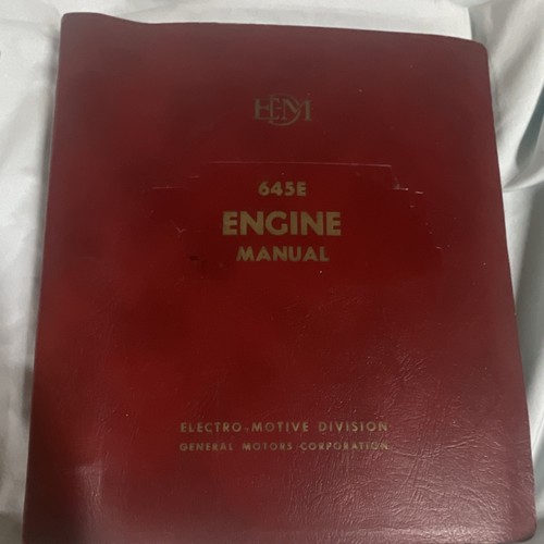 EMD 645E Engine Maintenance Manual Blower-Type 1968
