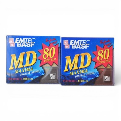 EMTEC/BASF MD MAXIMA 80 Digital Audio NEU  Recordable Mini Disc / 80 MIN. Disk