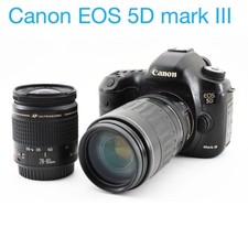Canon EOS 5D Mark III DSLR Camera with Standard and Telephoto Lens Set