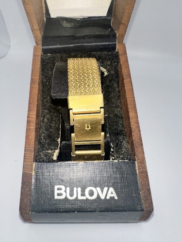 Vintage Bulova 795164 Gold Mens Watch - Picture 2 of 8