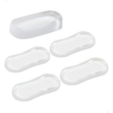 5 Pieces Toilet Seat Bumpers, Universal Buffer Toilet Lid Rubber Bumpers