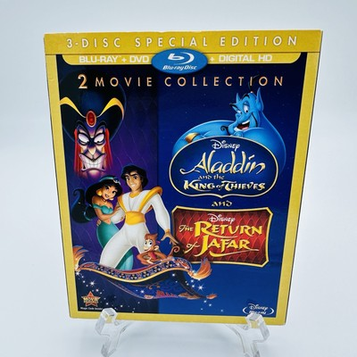 #ad Aladdin and the King of Thieves amp; the Return of Jafar Blu ray Disney New $33.99