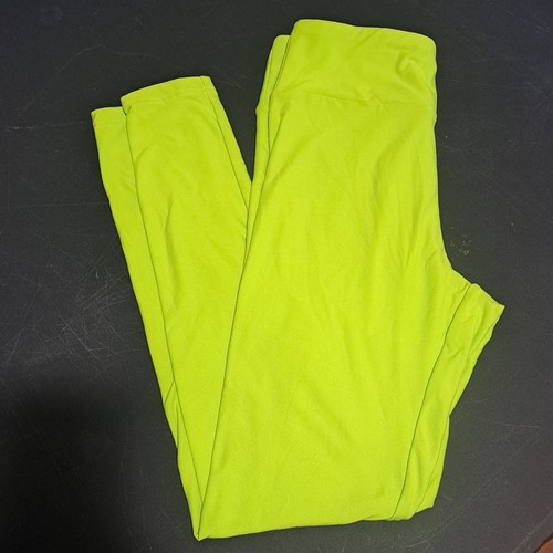 Juniors Lime Green Super Soft High Rise Leggings Medium 7-9 - Picture 2 of 5