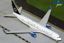 United Boeing 767-300 N653UA Star Alliance GeminiJets G2UAL1379 Scale 1:200