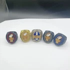 5 Rings Set of 2026 Fantasy Football League FFL Ring Trophy Champions Fan