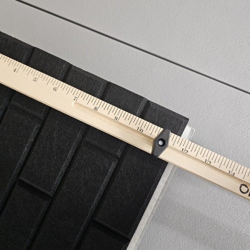 BUBOS 10er Pack selbstklebende Akustikplatten 24x12x.04 Schallschutzschaum schwarz - Bild 4 von 7