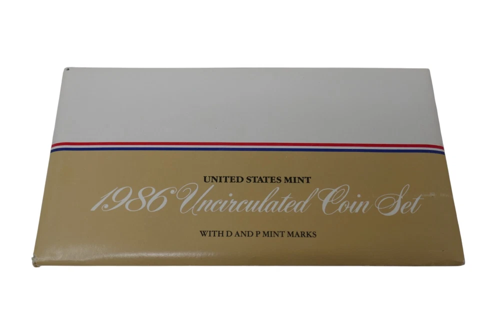 1986 US Mint Uncirculated Coin Set ~ Denver Philadelphia Mint - Image 2 of 4